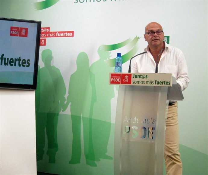 El secretario general del PSOE de Jaén, Manuel Fernández Palomino.