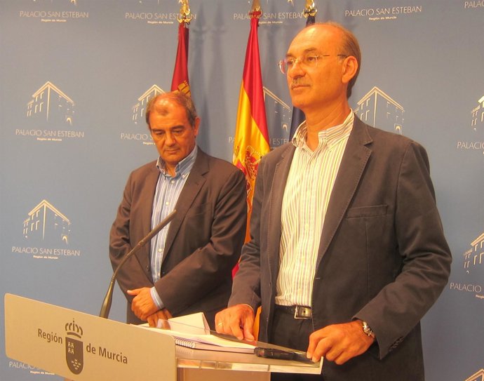 En la imagen, de derecha a izquierda, Navarro y Pedreño