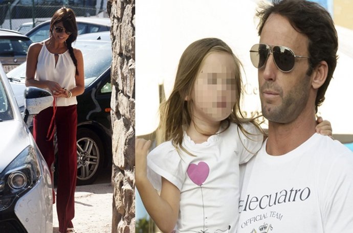 Alvaro Muñoz Escassi, Sonia Ferrer y la hija de esta, una familia feliz
