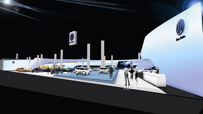 Stand de Volkswagen en el Salón de Frankfurt 2013