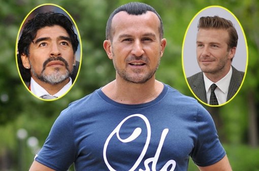 Las anecdotas de Richy Castellanos: Como Maradona se besó con Beckham
