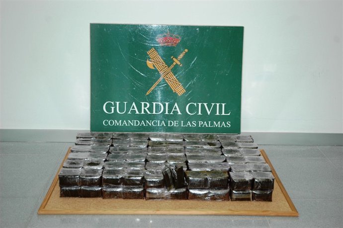 El hachís incautado