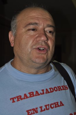 El presidente del Comité de Empresa de AUZ, Javier Anadón.