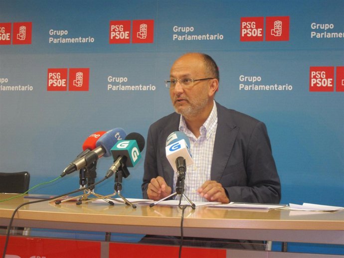 El portavoz parlamentario del PSdeG, Abel Losada