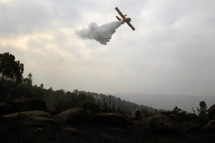 Incendio en Velle (Ourense)