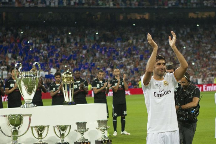 El ex jugador del Real Madrid Raúl González Blanco