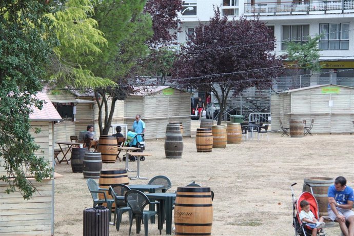 Parte del recinto de la Feria de Día de Laredo de 2012