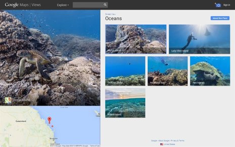 Google Street View Oceans