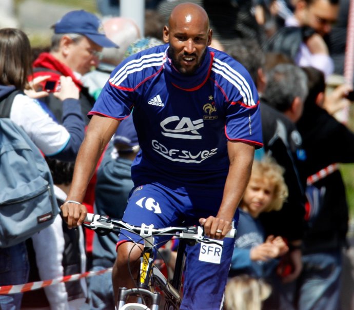 El delantero francés Nicolas Anelka
