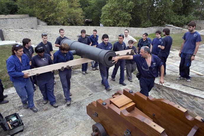 Alumnos del Taller de Forja y Soldadura