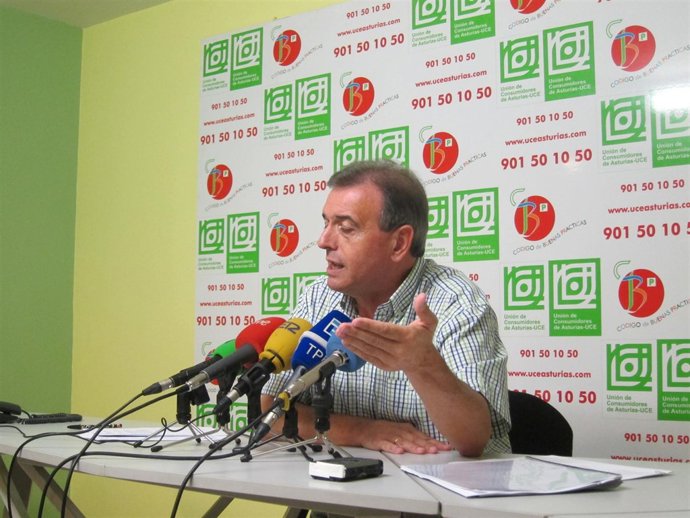 Dacio Alonso en rueda de prensa. 