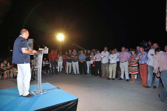 Sebastián Pérez en acto de inicio de curso político del PP