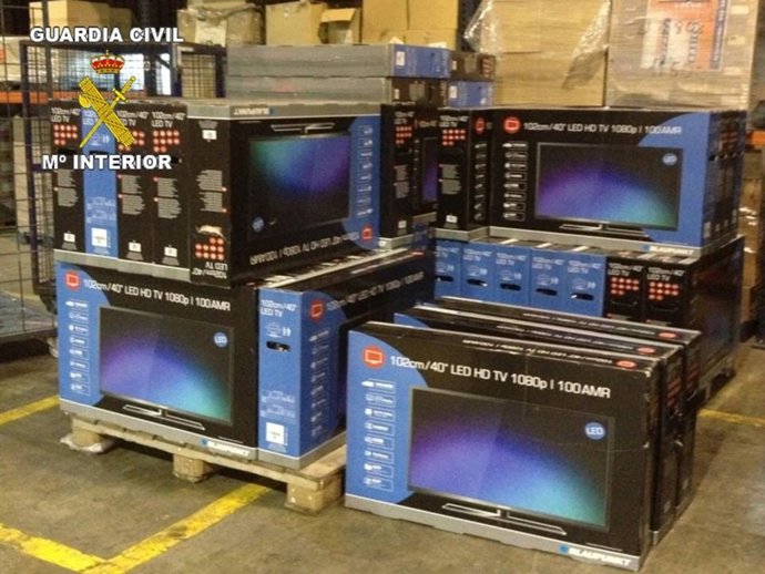 Ordenadores intervenidos en la  Operación Felipe.