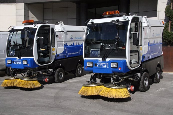Camiones de limpieza de Getafe