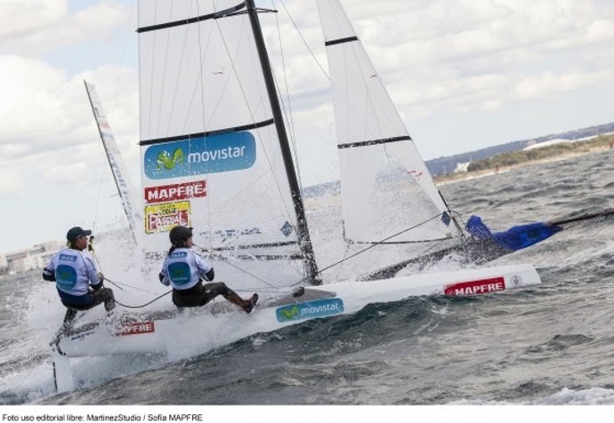 El 'Movistar' de Iker y Tara finaliza undécimo en el Europeo de Nacra 17 