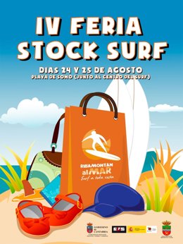 Cartel de la feria del stock de Somo