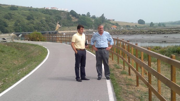 Vallado de la senda y carril bici 