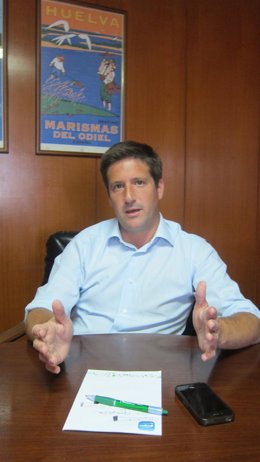 El secretario general del PP de Huelva, Guillermo García Longoria