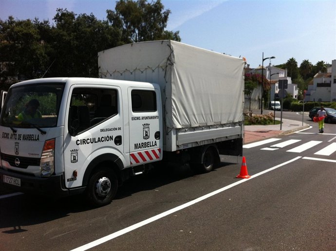 Obras en Avenida Salvador Guerrero 