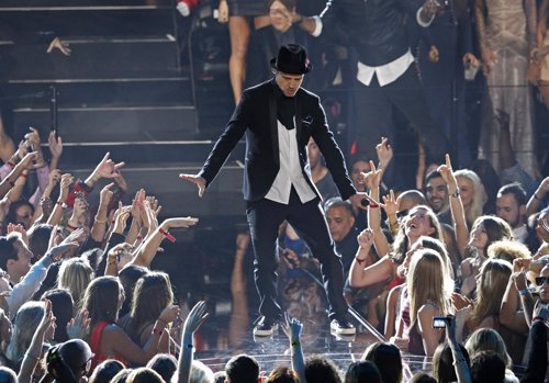 Justin Timberlake en los premios MTV
