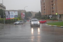 Coches Con Lluvia