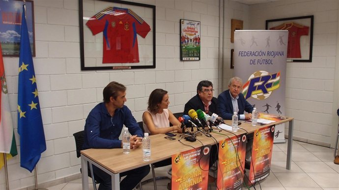 Presentación partido España y Albania