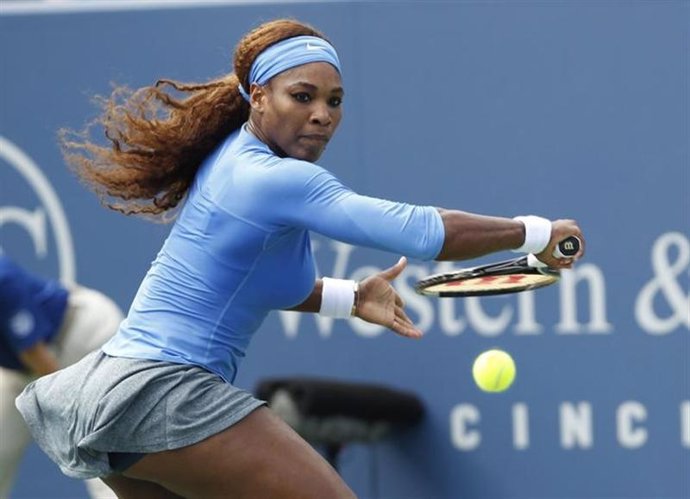 La estadounidense Serena Williams durante un encuentro en el torneo de Cincinnat