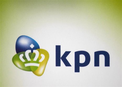 Foto de archivo del logo del grupo de telecomunicaciones KPN en Harleem, Holanda