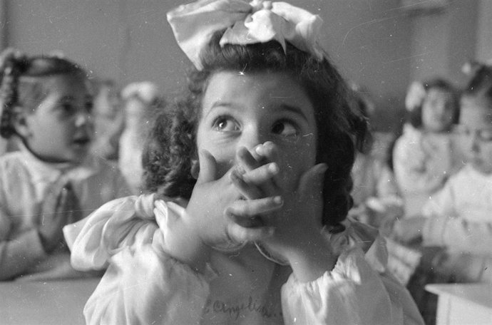 March 1946:  In post war Rome abandoned or orphaned children are taken in by the