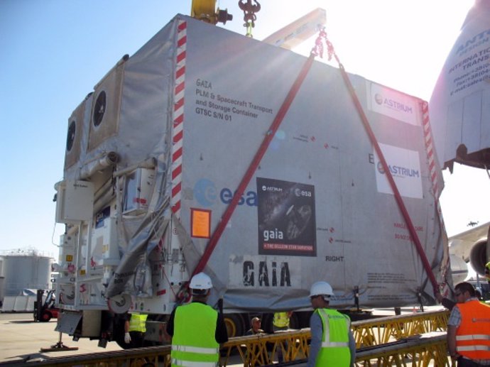 El satélite GAIA será lanzado al espacio desde la Guayana Francesa