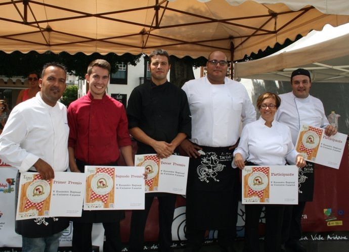 Ganadores del V Encuentro Regional de Cocineros
