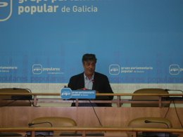 El portavoz parlamentario del PPdeG, Pedro Puy