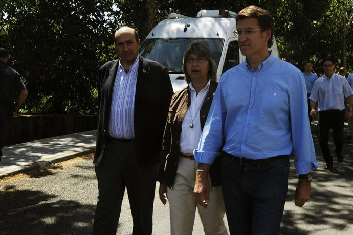 CUALEDRO (OURENSE) 26/08/2013: PRESIDENTE DE LA XUNTA DE GALICIA , FEIJÓO