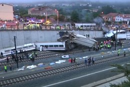 Se cumple un mes del accidente de tren de Santiago