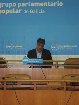 El portavoz parlamentario del PPdeG, Pedro Puy