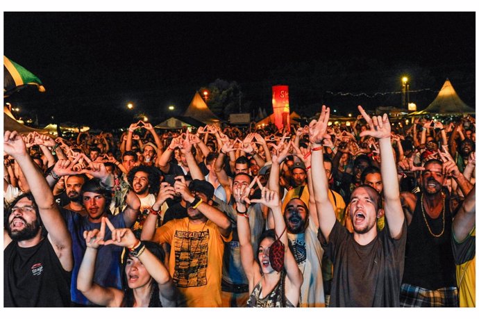 Público en el Rototom Sunsplash de Benicàssim