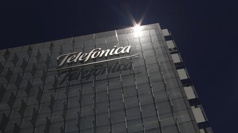 Imagen de archivo de la sede corporativa de la firma de telecomunicaciones españ