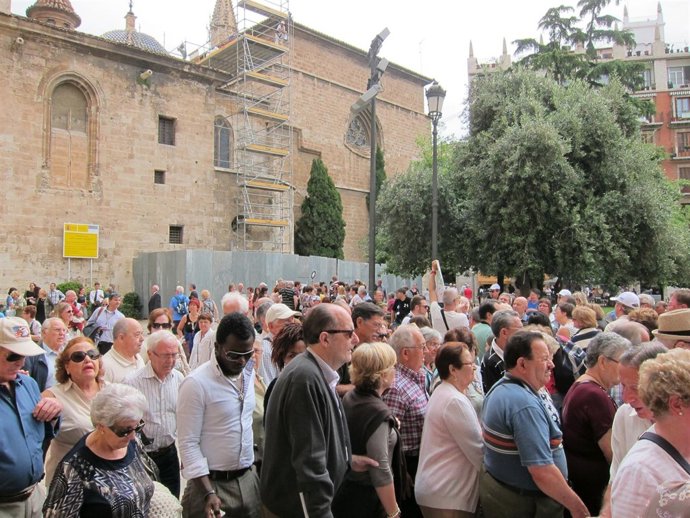 Turistas en Valencia