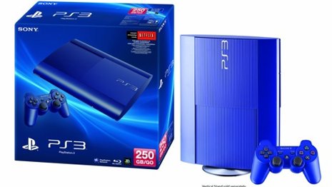 Sony revela un nuevo color para su PlayStation 3, Azurita Azul
