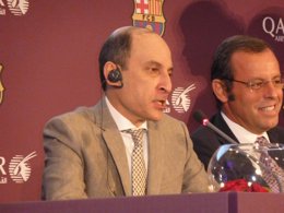 Akbar Al-Baker y Sandro Rosell