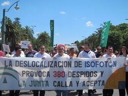 Protesta de Isofotón