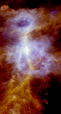 La ESA capta la imagen de una zona de formación de estrellas en Orión