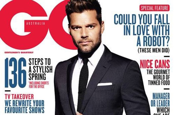 El cantante Ricky Martin se sincera para la revista GQ Australia
