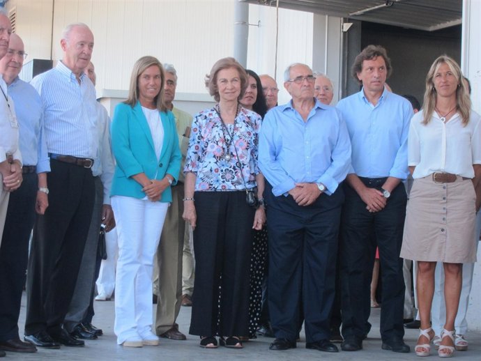 La Reina, junto a Mato y autoridades de Baleares