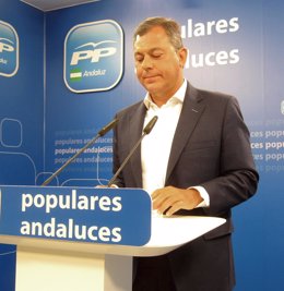 José Luis Sanz, en rueda de prensa.