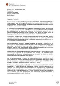 Homs confía en que la respuesta de Rajoy a la carta de Mas esté "a la altura"
