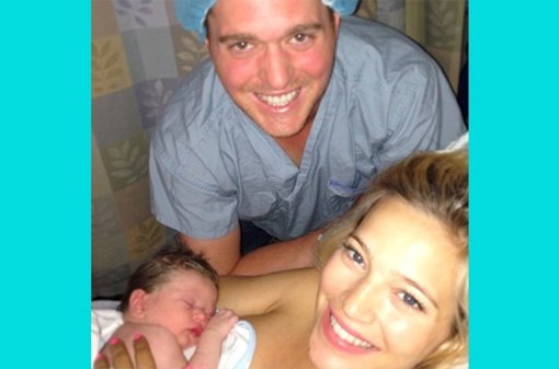 Michael Buble con familia