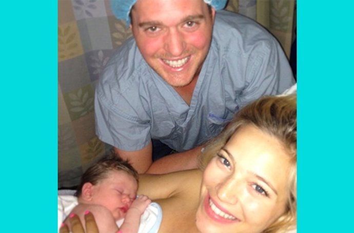 Michael Buble con familia