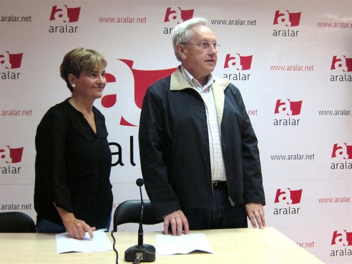 Rebeka Ubera y Patxi Zabaleta.