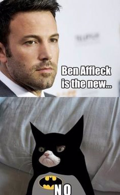 Ben Affleck vs Batman' en memes humorísticos